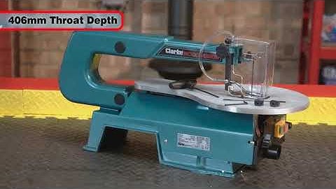 Using the Clarke CSS16VB 16 inch Variable Speed Scroll Saw 230 volt 90 watts 6462147