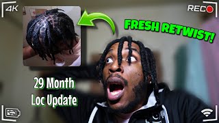 I went 5 months without a retwist… | 29 Month Loc Update