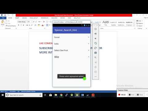 Android Spinner Search hint prompt text color