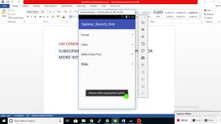 Android Spinner Search hint prompt text color