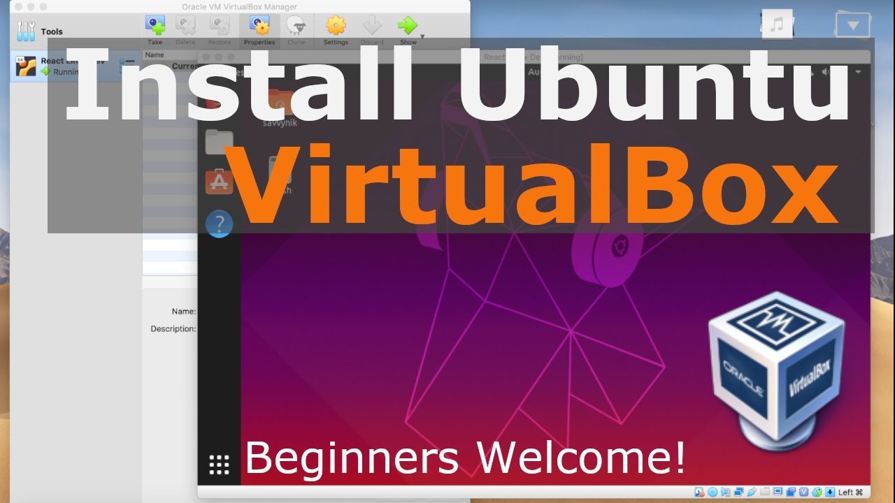 now to install ubuntu on virtualbox