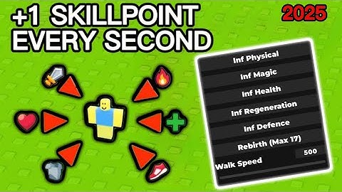 [OP] +1 SkillPoint Every Second Script 2025 - Inf SkillPoints, Max Rebiths & More