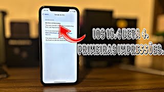 IOS 16.4 BETA 4! Primeiro ciclo de bateria! Notificações e outros! Primeiras Impressões.