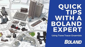 Using Trane Tracer Ensemble