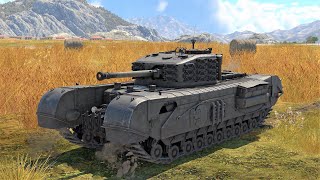 War Thunder: Great Britain - Churchill VII Gameplay [1440p 60FPS]