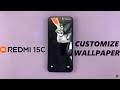 Redmi 15C: How To Set Custom Photo As Wallpaper