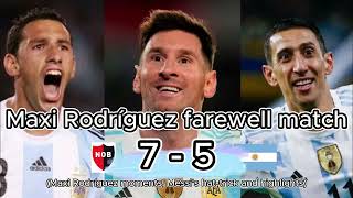 Messi scores 3 goals on his 36th birthday - farewell match for Maxi Rodríguez (24-06-2023)