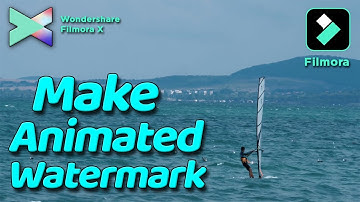 How To Make Animated Watermark On Filmora X | Filmora Keyframe Animation