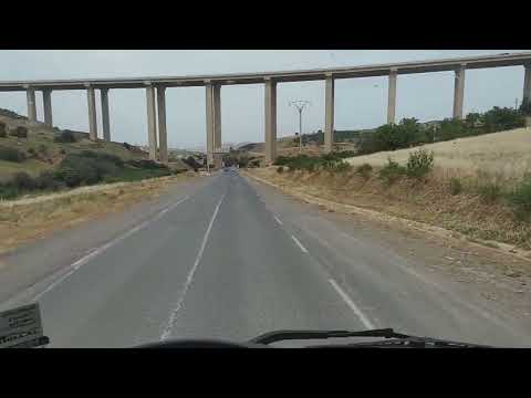 جسر شراطة بالبرواقية ولاية المدية أكبر جسر في الجزائر يبلغ طوله 1080 متر وارتفاع 80 متر 