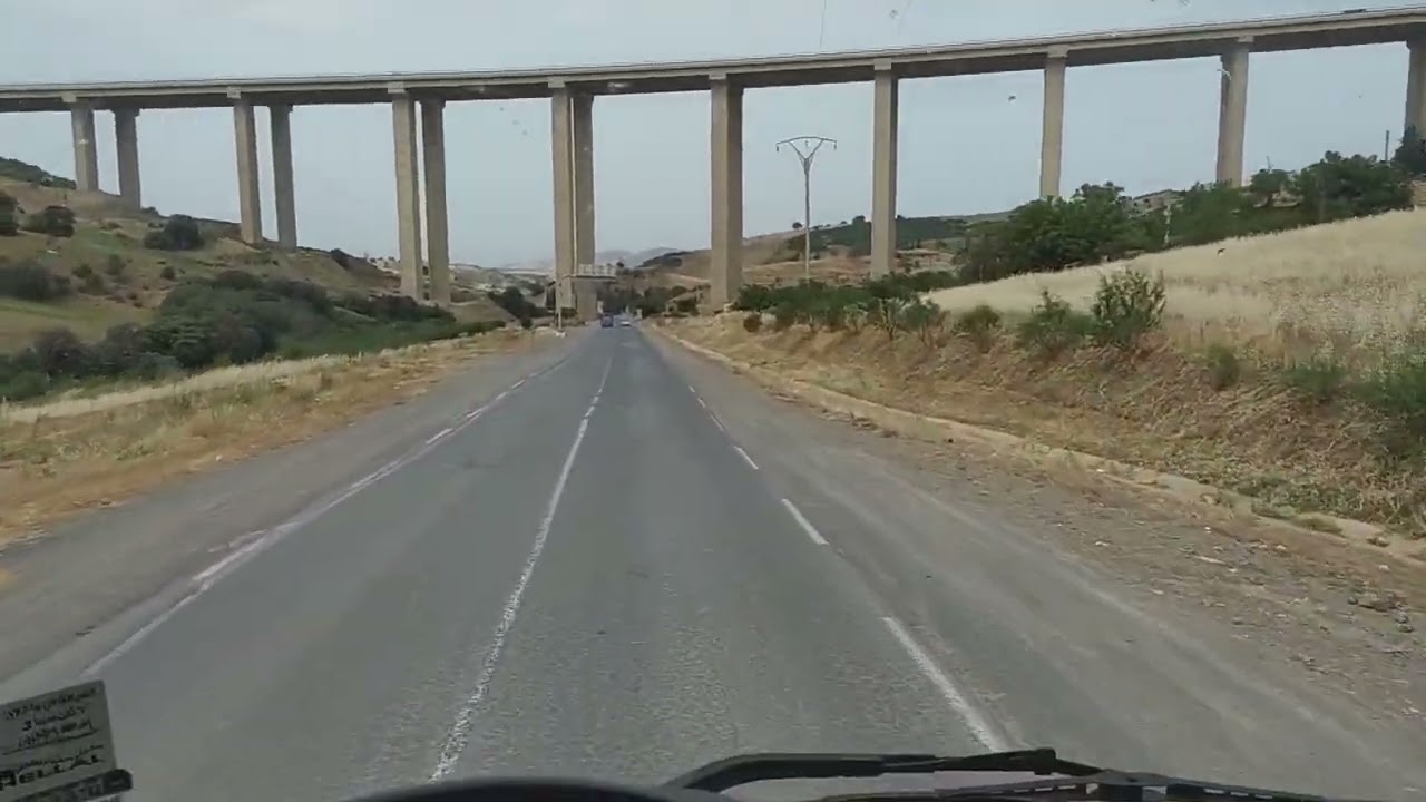 🔶جسر شراطة #بالبرواقية ولاية المدية 🇩🇿? أكبر جسر في الجزائر🔶 يبلغ طوله 1080 متر وارتفاع 80 متر.