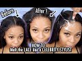 Melt the LACE like a CELEBRITY STYLIST| LACE CLOSURE WIG | Fake Scalp, NO TEAR LACE | AFSISTER WIG