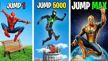 SPIDERMAN Upgrades With Every Jump In GTA 5!