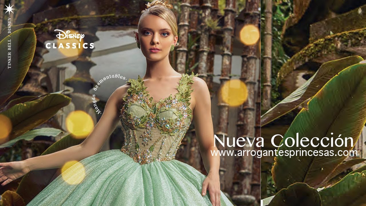 Vestido Verde Tinker Bell by Disney para tus Quince Años YouTube