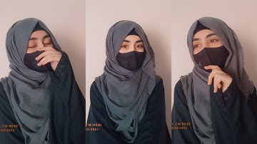 2 minutes Hijab Tutorial || Summer Hijab Look || Full Coverage || Hijab style ||zainab__