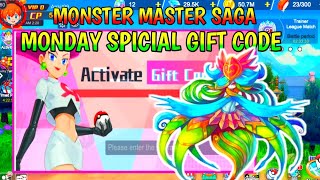 Today New Redeem Codes | Monster master Saga | Pokeveres world