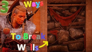 How do you break through stone walls in Valhalla?