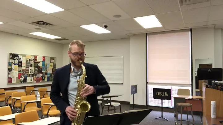 Ferling Etude No. 13 || James Barger, Saxophone
