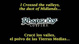Video thumbnail of "Rhapsody - Emerald Sword + Epicus Furor (Lyrics & Sub. Esp)"