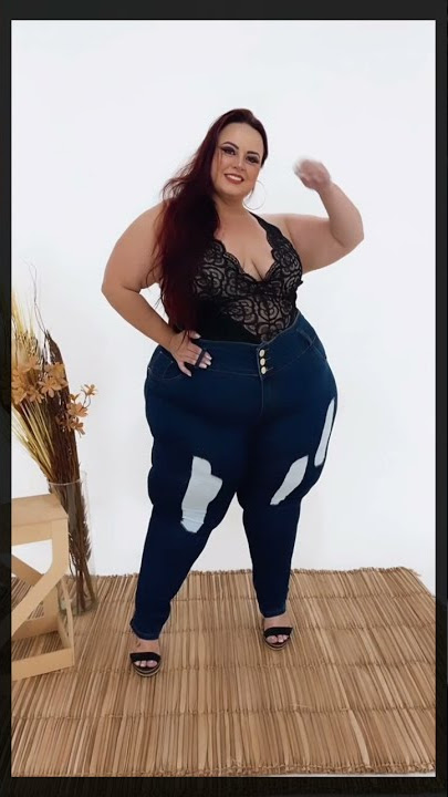 Calça Jeans Ane Plus Size Skinny Gillmarlin Azul