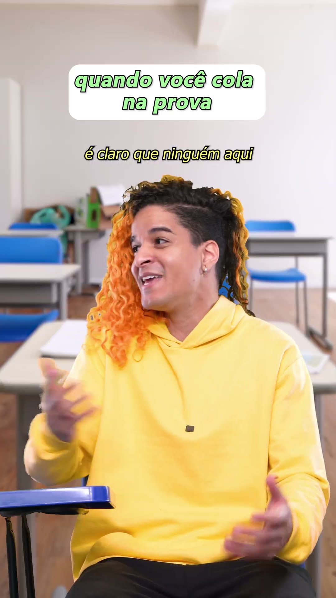 QUANDO VOCÊ COLA NA PROVA