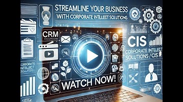 Streamline Your Business with Corporate Intellect Solutions (CIS) | All-in-One CRM & Automation Tool