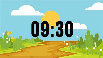 9 Minute 30 Second Countdown Timer with Music For Kids