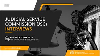 Judicial Service Commission Interviews: 3 October 2023