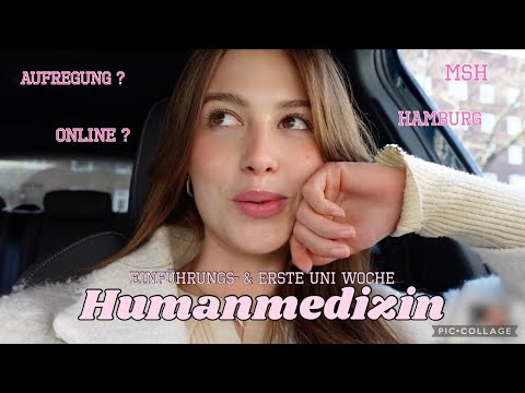 Humanmedizin - Erste Uni Woche an der MSH (Medical School Hamburg,  Thoughts, Aufregung, Medizin)