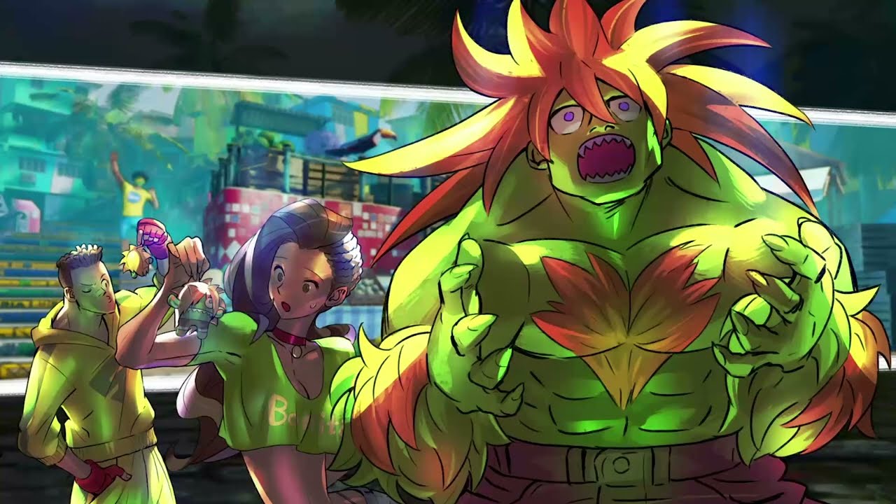 SFV - Blanka Story Mode! All Cutscenes In English/Japanese For