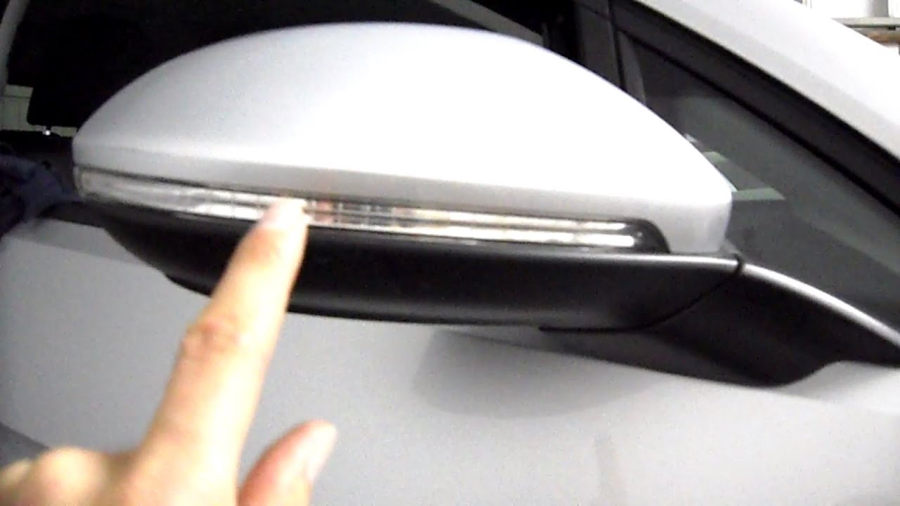 DIY VW Golf 6 und Golf 7 Spiegelblinker wechseln austauschen Blinker Spiegel  ersetzen 