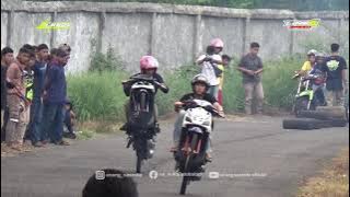 BALAP LIAR MEMANAS MIO 200CC ADU STENDING SAMPAI FINIST!!