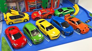 Best Toddler Learning Colors Hot Wheels Cars Trucks for Kids #1 Teaching Colours Tomica Highway Set