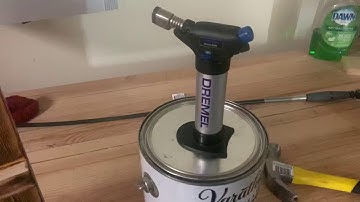 Dremel torch burning