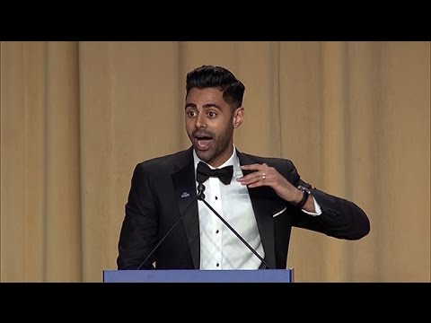 Comedian Hasan Minhaj roasts Trump at White House dinner