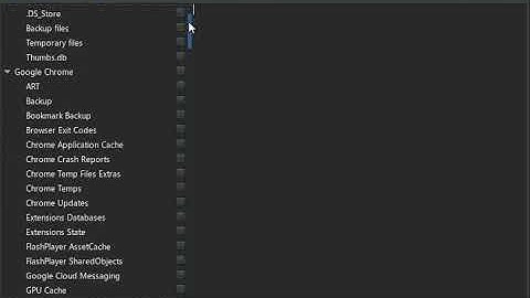 Scrollbars on BleachBit 3.0.1 and Windows 10