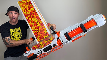 EPISCHE 2500 Schoten Nerf Blaster Mod Bouw!