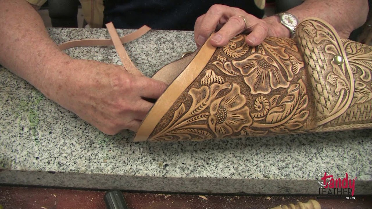 Learn How To Make Leather Quiver Part 3 YouTube