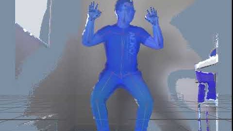 Squat Front View Recording with Ipi Mocap Studio