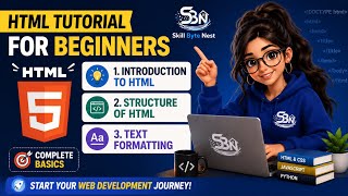 HTML Tutorial for Beginners | Learn HTML from Scratch | Introduction, Structure, Text Formatting