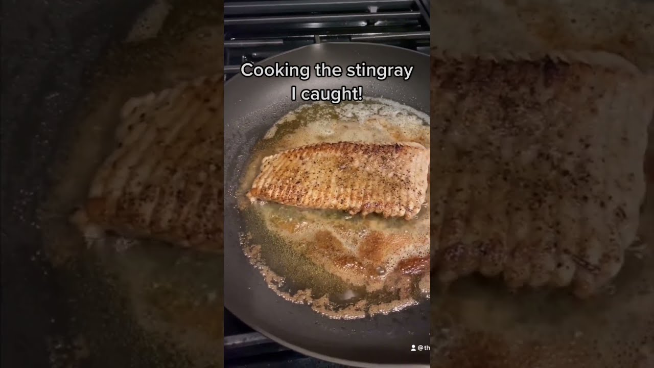 Cooking The Stingray I Caught 