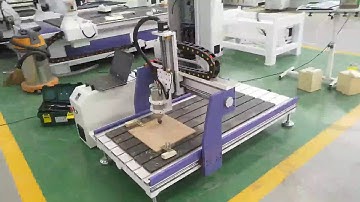Mini cnc router desktop 6012 engraving on wood test for Joerg in Germany
