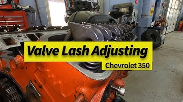 Valve Lash Adjusting Chevy 350