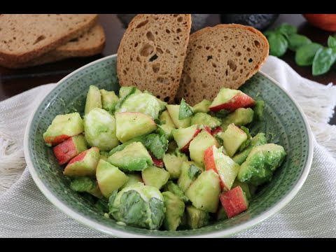 Avocado-Apple Salad🥑🍎!!