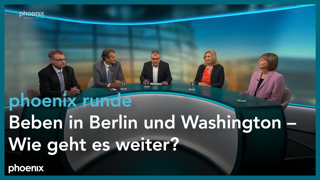 Phoenix Runde phoenix runde: Beben in Berlin und Washington – Wie geht es weiter ...