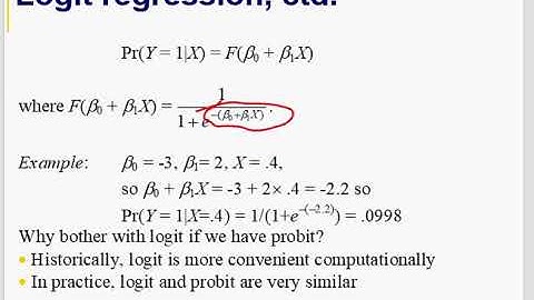 V#42 Linear Probability, Logit and Probit Models
