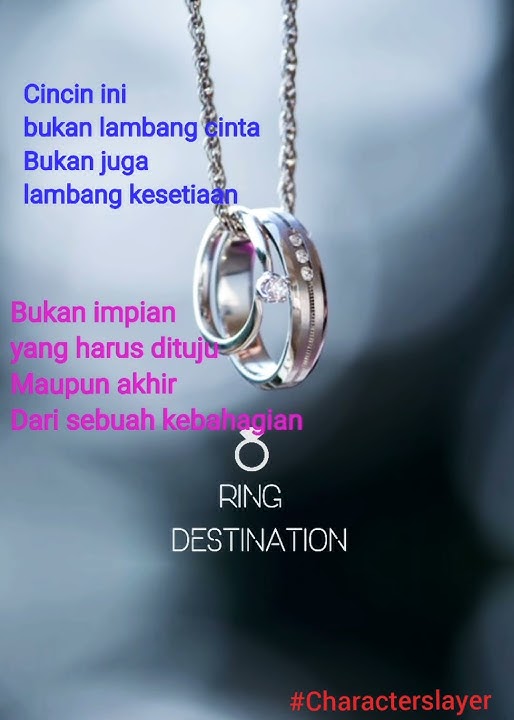 Cocok untuk story di wa | arti sebuah cincin | #characterslayer