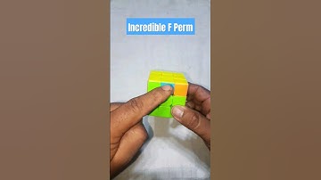 Fastest F Perm For Speed Cubing!