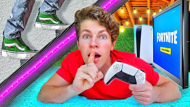 I Built An EPIC Hidden Gaming Room In My New House!