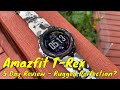 Amazfit T-Rex | 5 Day Review | Is this the watch for you?
