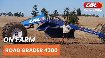 The best selling C&M Road Grader 4300 an essential addition to your farm machinery